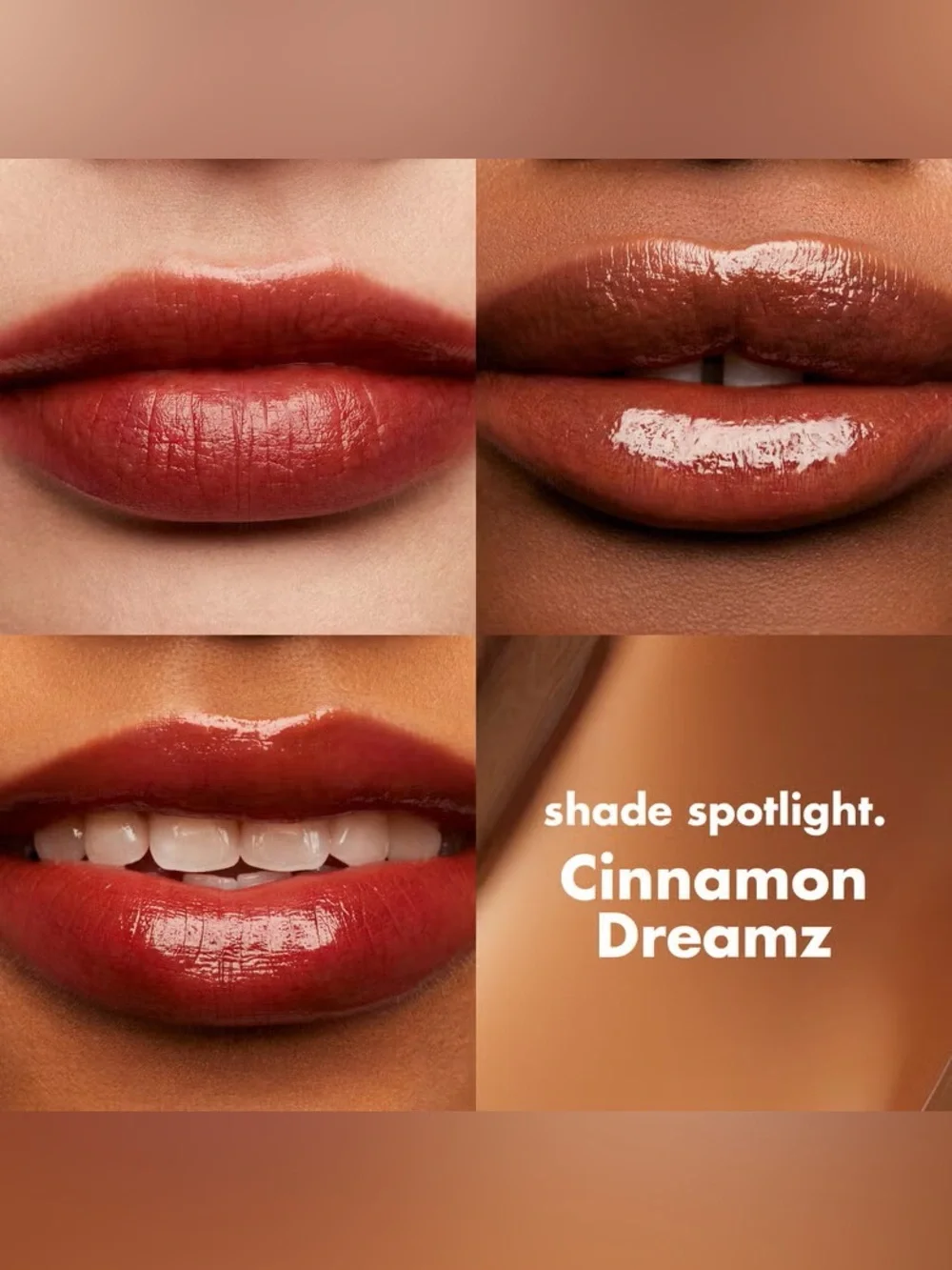 e.l.f. Glossy Lip Stain - Cinnamon Dreamz, NEW
